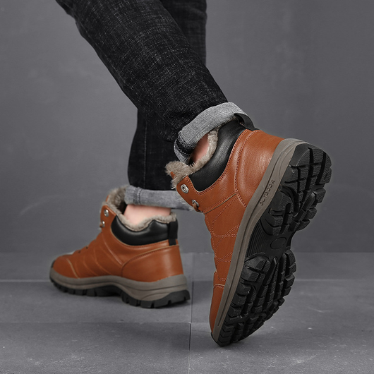 Botas de Invierno para Hombre en Cuero Premium con Forro Térmico - Image 13