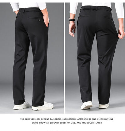 Pantalones de Cintura Elástica Holgados y Rectos para Hombre - Image 19