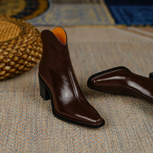 Botas Bajas para Mujer con Tacón Grueso - Image 5