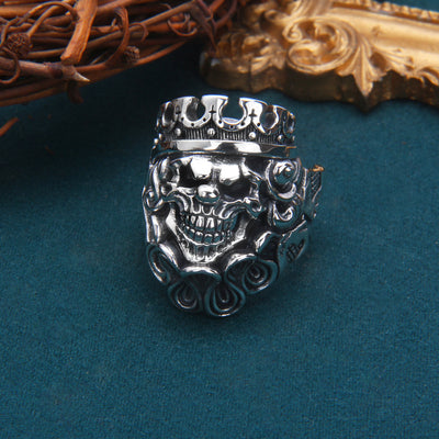 Anillo de Calavera en Plata Esterlina 925 para Hombre - Image 4