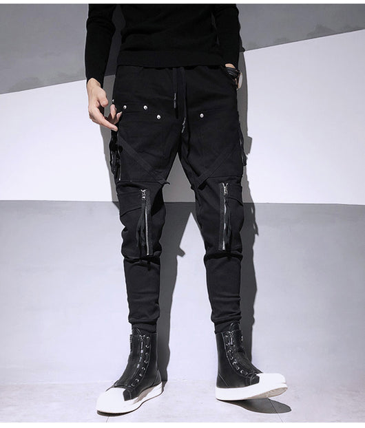 Overol Harem Slim Fit con Cierres Decorativos - Estilo Dark Fashion - Image 12