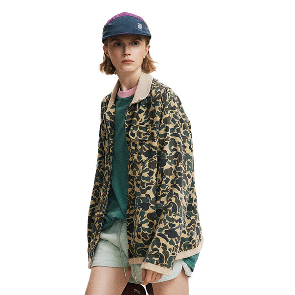 Chaqueta Denim Casual de Primavera y Otoño con Contraste de Colores