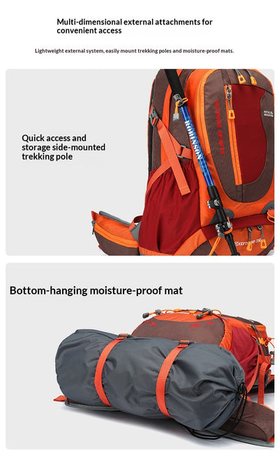 Mochila de Montaña Impermeable de Gran Capacidad Ultraligera - Image 10