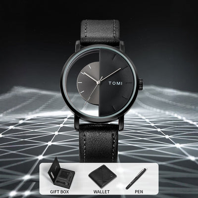 Conjunto Reloj de Cuarzo y Cartera para Hombre Ejecutivo - Image 3