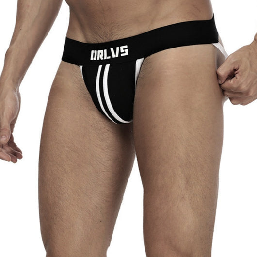 Tanga Masculina Baja Sexy con Doble Cinturón Trasero - Image 3