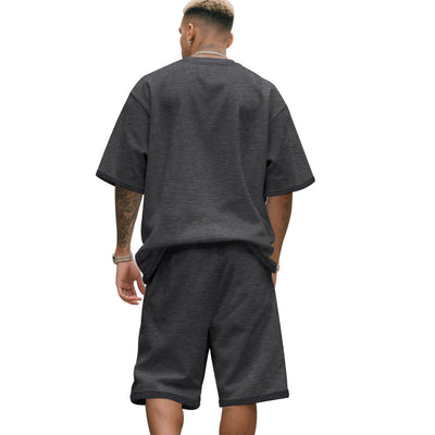 Traje Deportivo Hombre Manga Corta Ajuste Relajado para Verano - Image 23