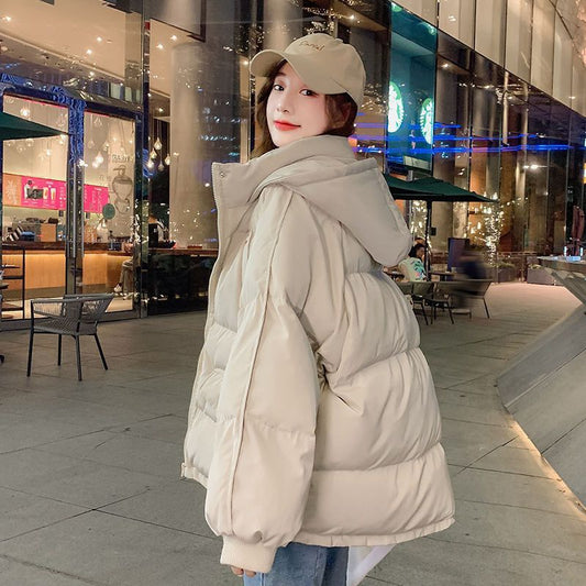 Abrigo Acolchado Estilo Coreano Suelto para Otoño Invierno - Image 2