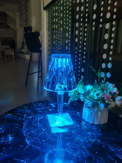 Lámpara de Mesa Portátil Diamond con Control Táctil Multicolor - Image 5