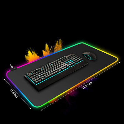 Mousepad RGB Cielo Estrellado Oversized Luminoso Antideslizante - Image 4