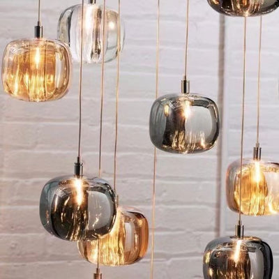 Lámpara de Araña Diseñador Cristal Moderno para Espacios Creativos - Image 20