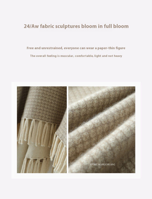 Capa Poncho con Capucha y Aislamiento de Aire Engrosado - Image 18