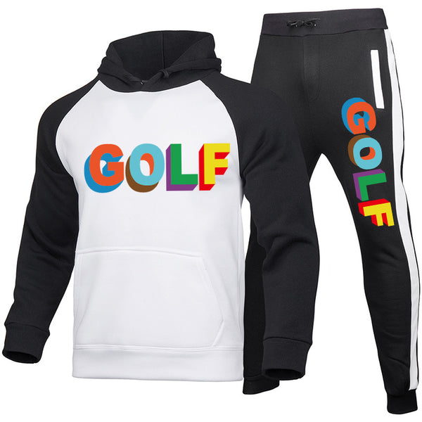 Traje Coordinado Dos Piezas con Combinación de Colores para Hombre y Mujer