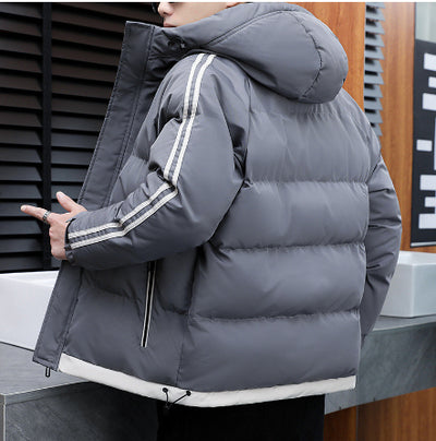Chaqueta Acolchada de Invierno para Hombre - Algodón y Plumón - Image 8