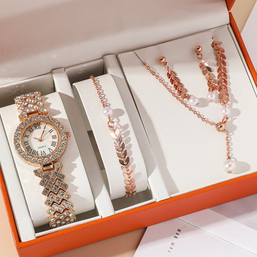 Reloj de Lujo para Mujer con Cristales Brillantes y Pulsera Ajustable - Image 6
