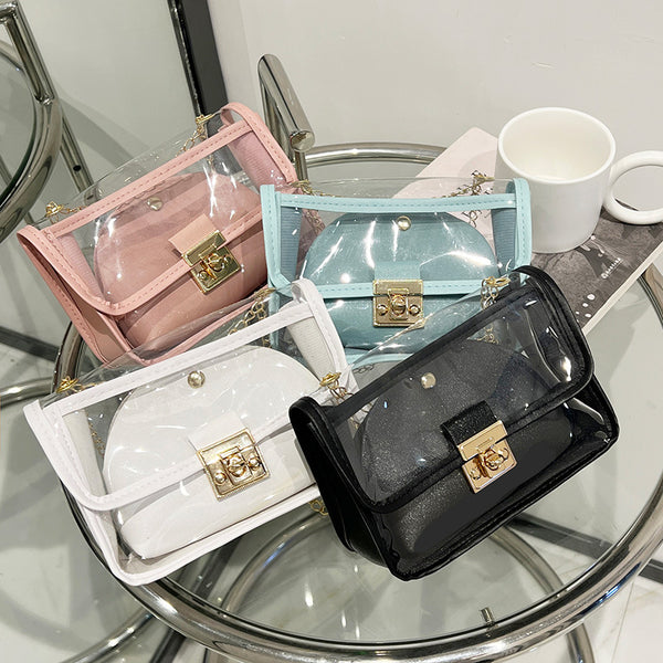 Bolsa Mensajera Transparente de Verano para el Hombro