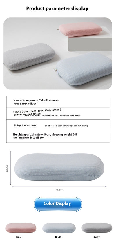 Almohada de Látex Natural con Rebote Sin Presión para Cuello - Image 11
