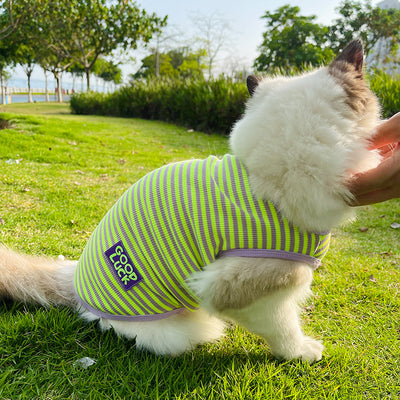 Chaleco Transpirable a Rayas para Perros y Gatos Pequeños - Image 2