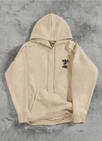 Sudadera Hombre con Estampado de Letras y Forro Polar Cálido - Image 21