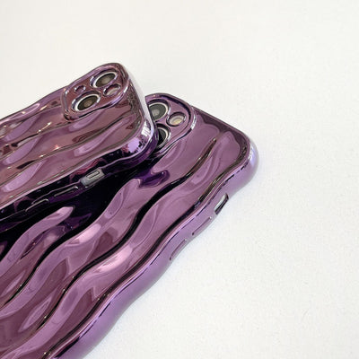 Funda para Teléfono con Efecto Ondas de Agua - Colores Sólidos - Image 8