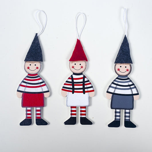 Adorno Navideño de Madera - Figuras Niño y Niña Decorativas - Image 11