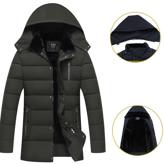 Chaqueta Acolchada de Algodón con Forro de Terciopelo - Abrigo Térmico Premium - Image 8