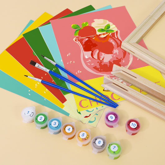 Kit de Pintura al Óleo Digital DIY - Paisajes y Flores - Image 37