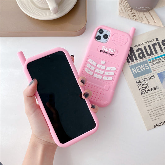 Funda iPhone 12 y 11 Pro Max con Diseño de Corazón Lindo para Niñas - Image 2