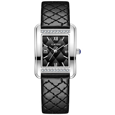 Reloj de Cuarzo Cuadrado Diamante - Lujo Asequible Retro - Image 2