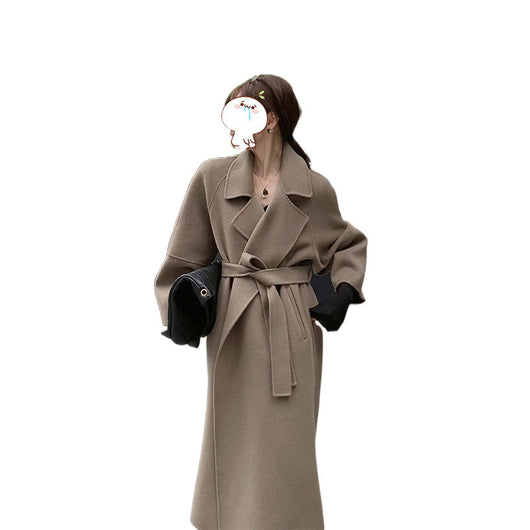 Abrigo Socialite de Moda Otoño-Invierno Largo hasta la Rodilla - Image 5