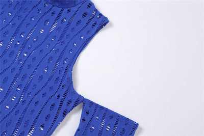Bodysuit Tejido con Hombros Descubiertos y Mangas Largas - Image 7
