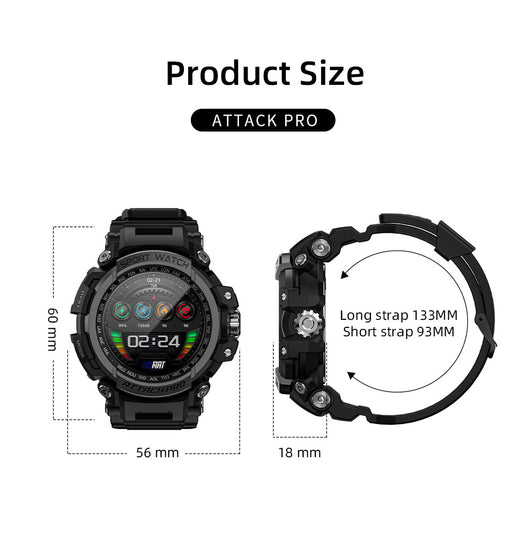 Reloj Inteligente Deportivo Resistente con Llamadas Bluetooth - Image 7