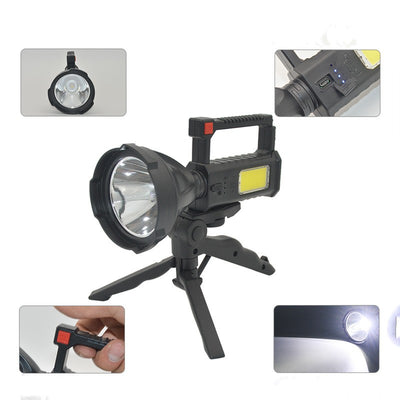 Linterna LED Camping COB con Soporte y Luz de Búsqueda - Image 2