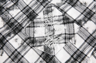 Camisa Cuadros Retro Oversize Manga Corta - Image 22