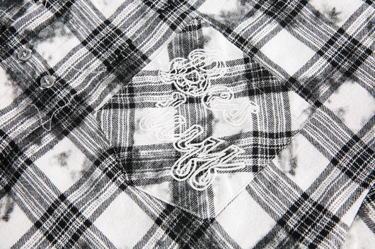 Camisa Cuadros Retro Oversize Manga Corta - Image 22