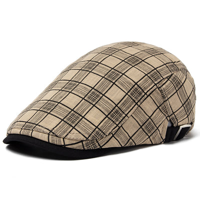 Boina Cuadriculada Ligera para Hombre - Perfecta para Verano - Image 8