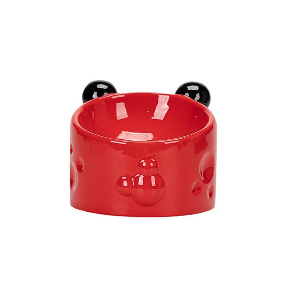 Comedero Elevado para Gatos y Perros con Protección Cervical y Doble Recipiente Antiderrames