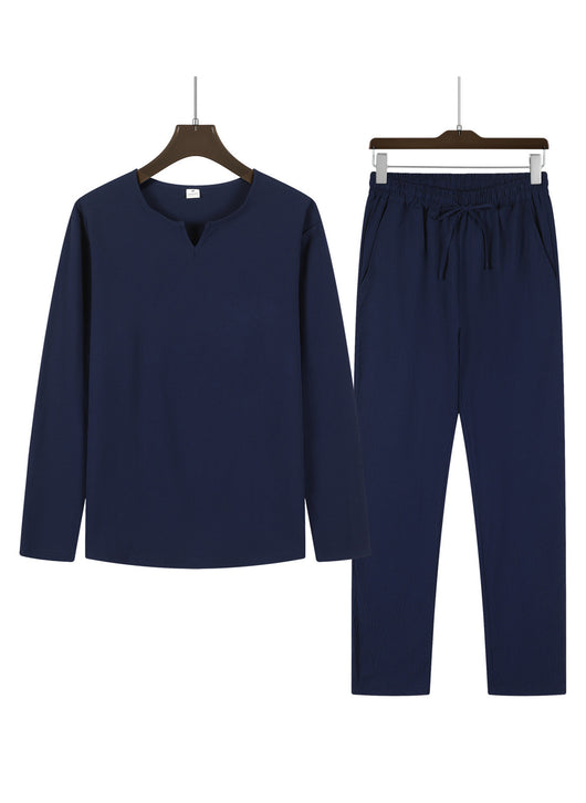 Traje Casual Hombre con Cintura Elástica y Bolsillos - Image 9