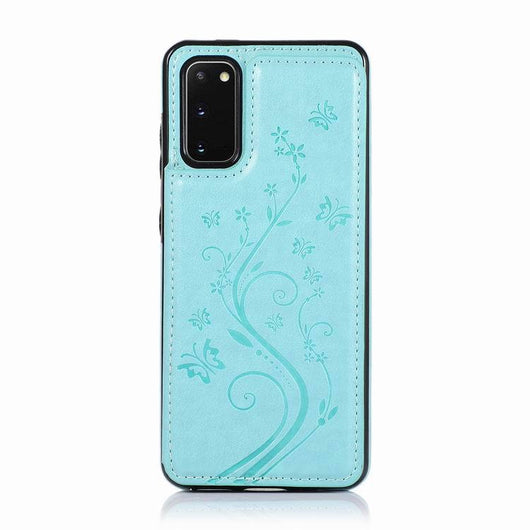 Funda de Cuero con Mariposa Grabada para Teléfono - Protección Elegante - Image 4
