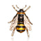 Alloy oil brooch Yellow bee