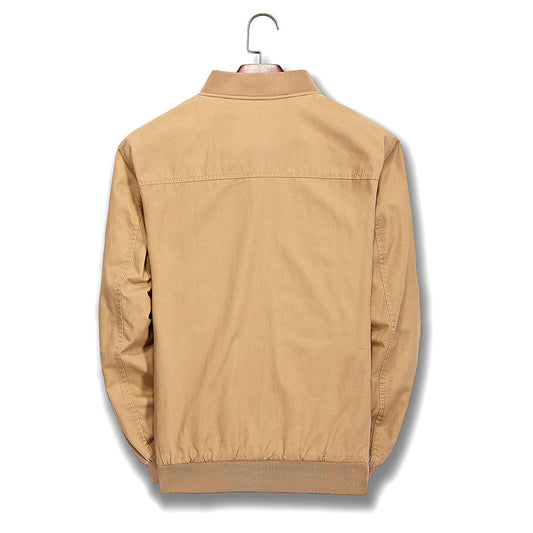 Chaqueta Casual de Algodón para Hombre - Estilo Beisbolero Ajustado - Image 2