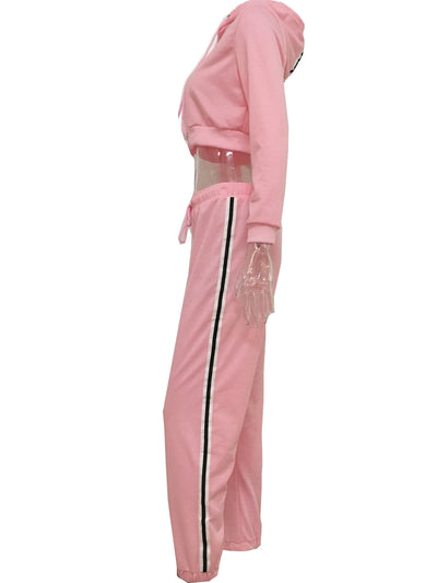 Conjunto Deportivo de Algodón con Sudadera Capucha y Pantalón Recto - Personalizable con Logo - Image 6
