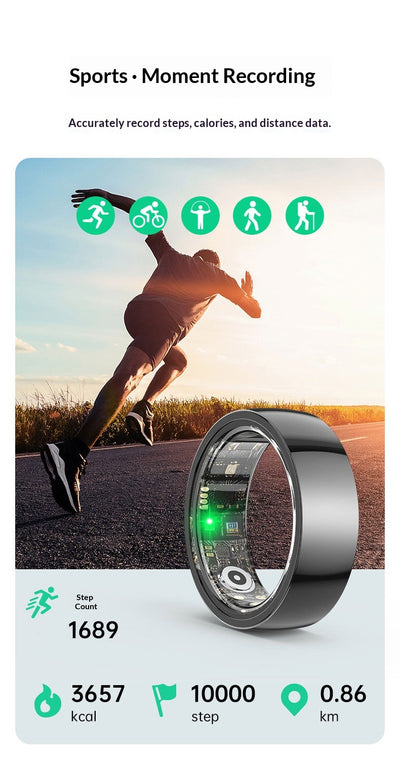 Anillo Inteligente de Monitoreo de Salud - Sueño, Frecuencia Cardíaca y Oxígeno - Image 23