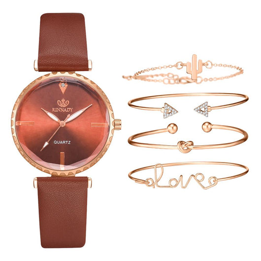 Reloj de Cuarzo Clásico para Mujer con Pulsera Combinada - Image 39