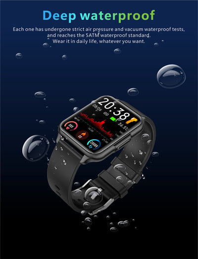 Reloj Deportivo Inteligente con Monitor de Frecuencia Cardíaca y Temperatura Corporal - Image 9