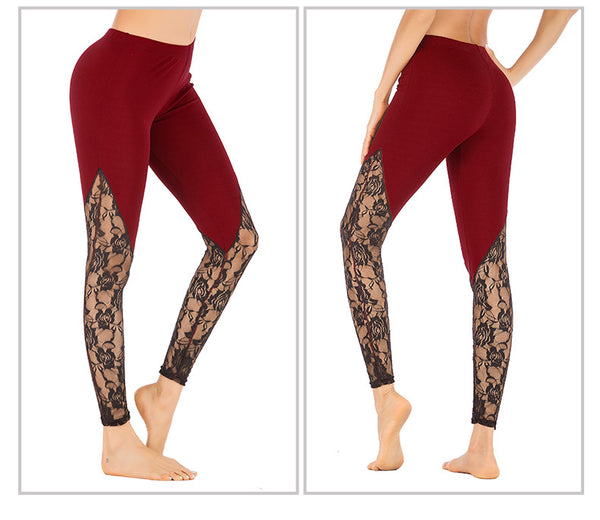 Leggings de Yoga con Detalles Patchwork