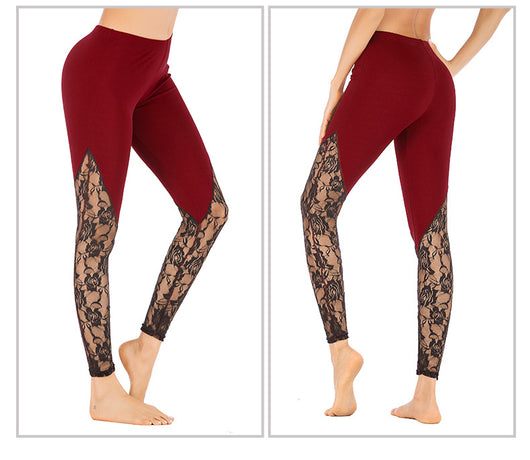 Leggings de Yoga con Detalles Patchwork - Image 2