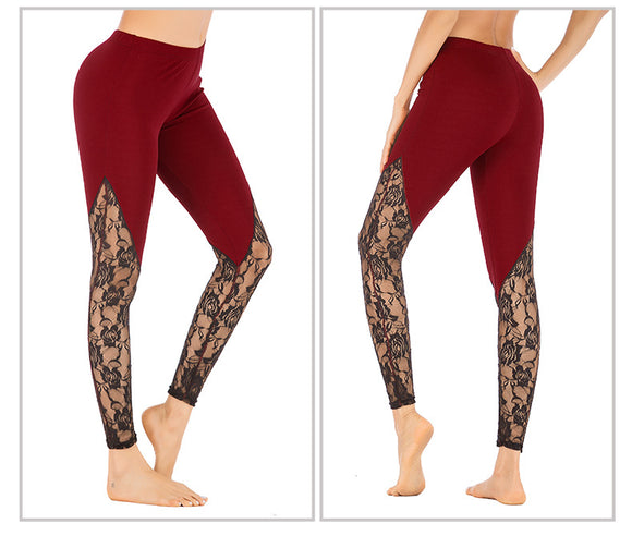 Leggings de Yoga con Detalles Patchwork