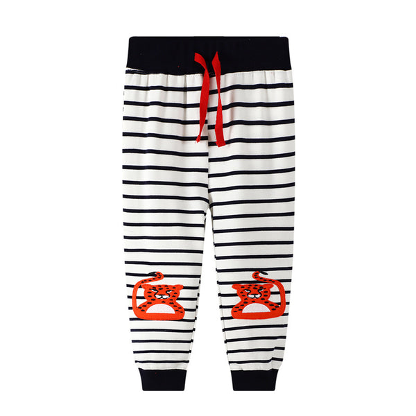 Pantalones Deportivos Niño Algodón Terry con Estampado Cartoon