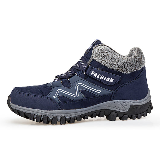 Zapatos de Algodón para Mujer con Forro de Terciopelo Cálido para la Nieve - Image 8