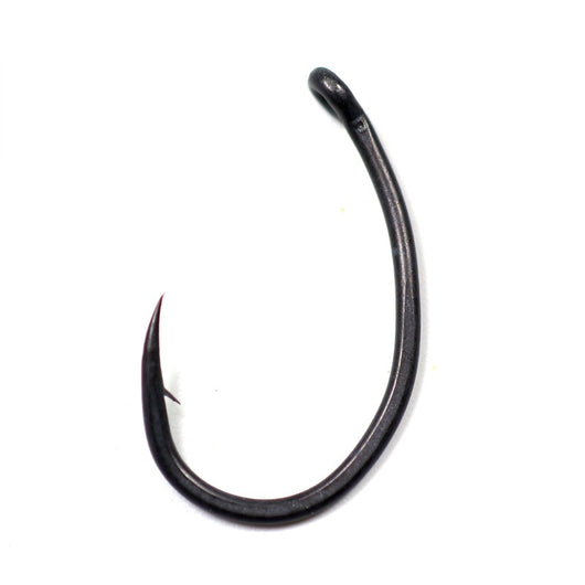 Anzuelo de Pesca Matt Black Vientre Ancho Ángulo Abierto